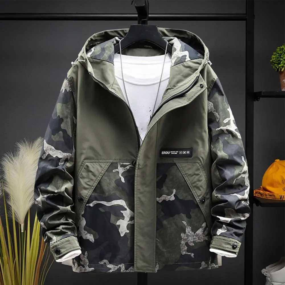 Mens Jacket Washable Mens Hoodie Spring Autumn Strtwear Trendy Relaxing Fit Printed Windbrr W241102