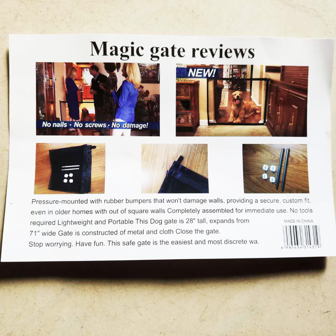 Magic Gate pet net, dog fence, isolation fence, folding cat and dog fireplace fence, pet barrier fence