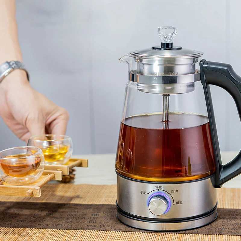 1L electric kettle coffee teapot black Puer teapot Austatic steam spray teapot health teapot Y241102