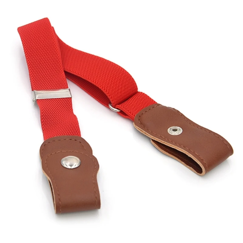 Buckle-Free Elastic Belt For Kid Stretch Belt new No 2025 Buckle Belt Buckle-free Belt Elastic Invisible WaistBelt pant Waistband
