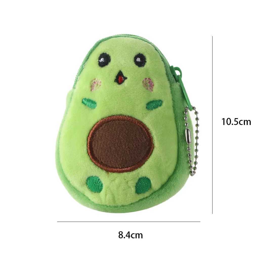 Cute Avocado Plush Purses Children Small Coin Purse Fi Kids Key Case Bag Mey Pouch for Women Boys Girls Gift Mini HandbagXJ241111