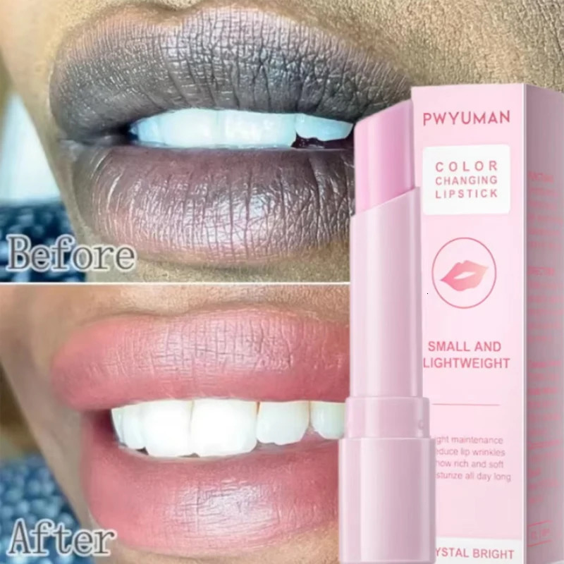 White dark lipstick deep light melanin facial mask gloss oil exfoliate nourish faded lip line Korean sleep lipstick 241031
