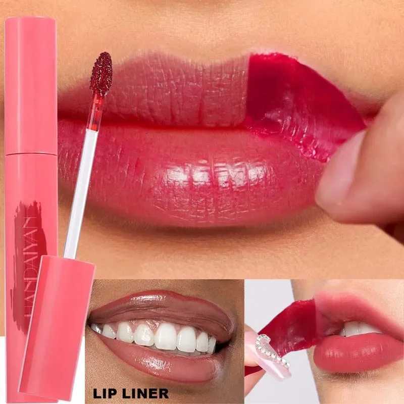 6 color tear off liquid lipstick matte lipstick peel off lipstick glass waterproof durable makeup sexy red lip gloss cosmetics W241101