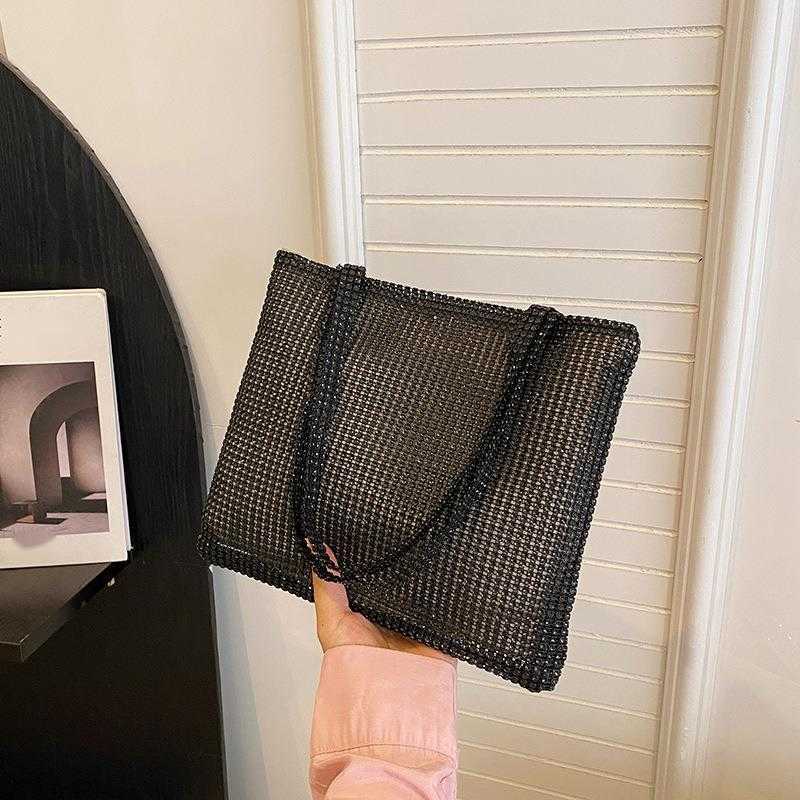 CMM Trendy Niche Underarm Bag for Women Autumn and Winter New Item Diamond Studded Sequsimple Handbag Tote Bag Shoulder Bag