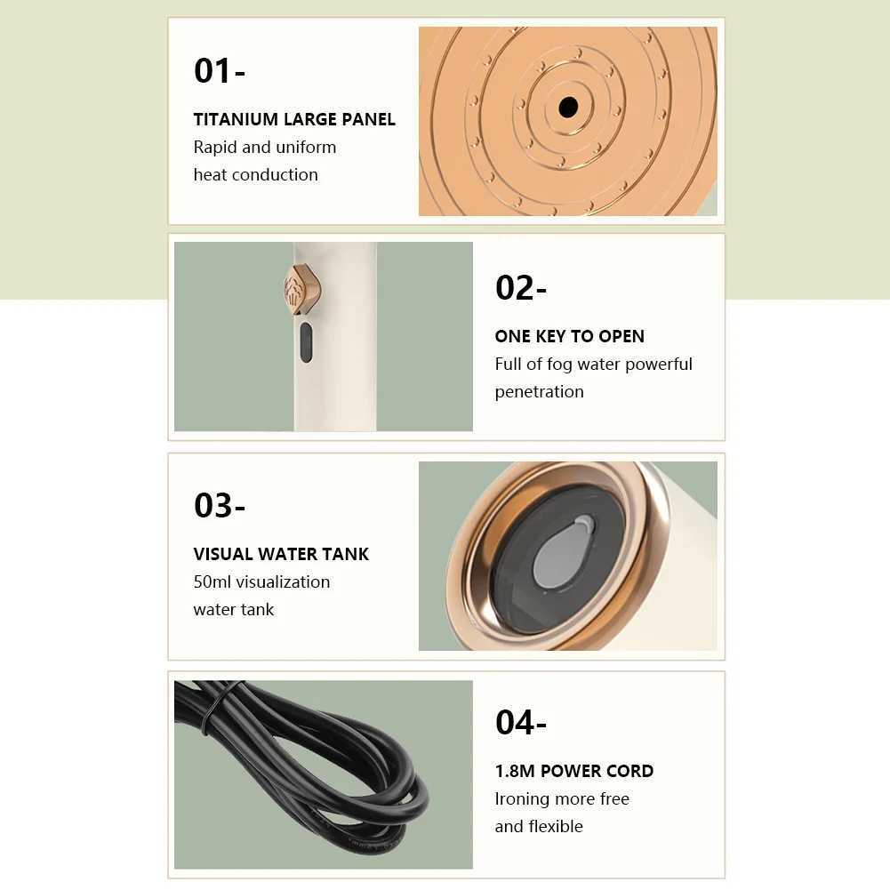 Clothing steam flat/hanging ironing micro steam ironing single button water mist spraying small electric ironing equipment Y241101