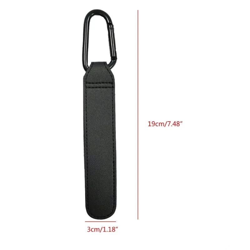 1PC PU Leather Baby Bag Stroller Hook Rotatable Cart Organizer Metal Pram Hook Pram Rotate 360 Degree Stroller Accessories