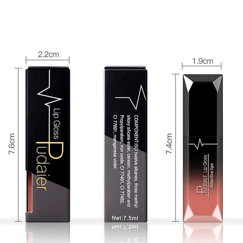 Pudaier 21 Color Lip Gloss Waterproof Matte Liquid lipstick Moisturizing Lip Gloss Lip Cosmetics W241101