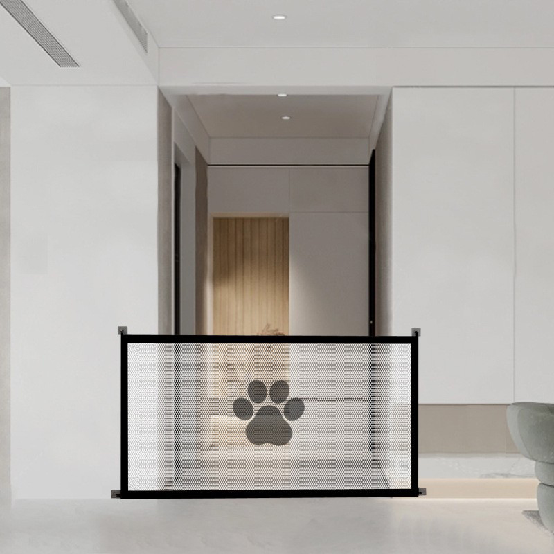 Dog Fence No Perforation Pet Partition Fence Portable Folding Barrier Safety Protection Net Amazon Hot selling