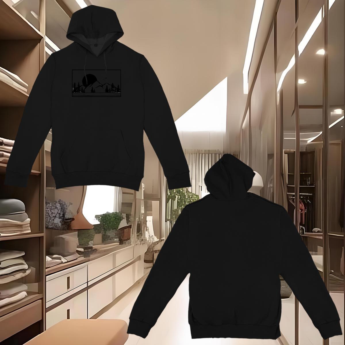 Classic Hoodie For Woman Tops Lady Unisex Hooded Sweatshirt Plus Size Cartoon 350g Cotton Breathable Hooded Collar Casual Beach