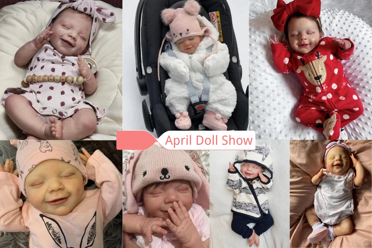 50CM Reborn April Silicona Vinyl With Cloth Body Curly new Hair Finished Baby 2025 Doll Silicone For Kids Girl Gift