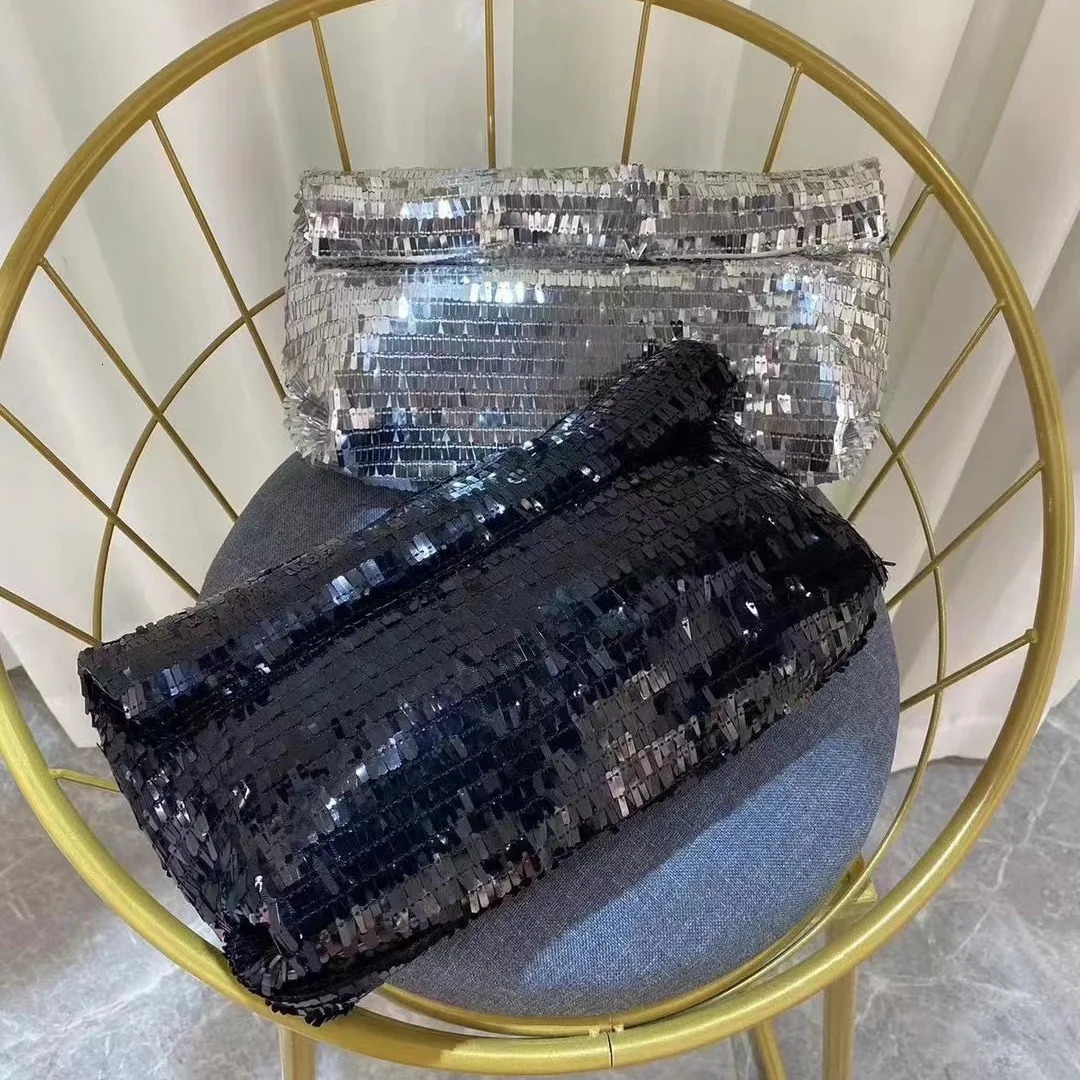 Fashion Shining Womens Club Silver Glitter Trend Party Womens Night Bag Mobile Handbag Wallet 241031