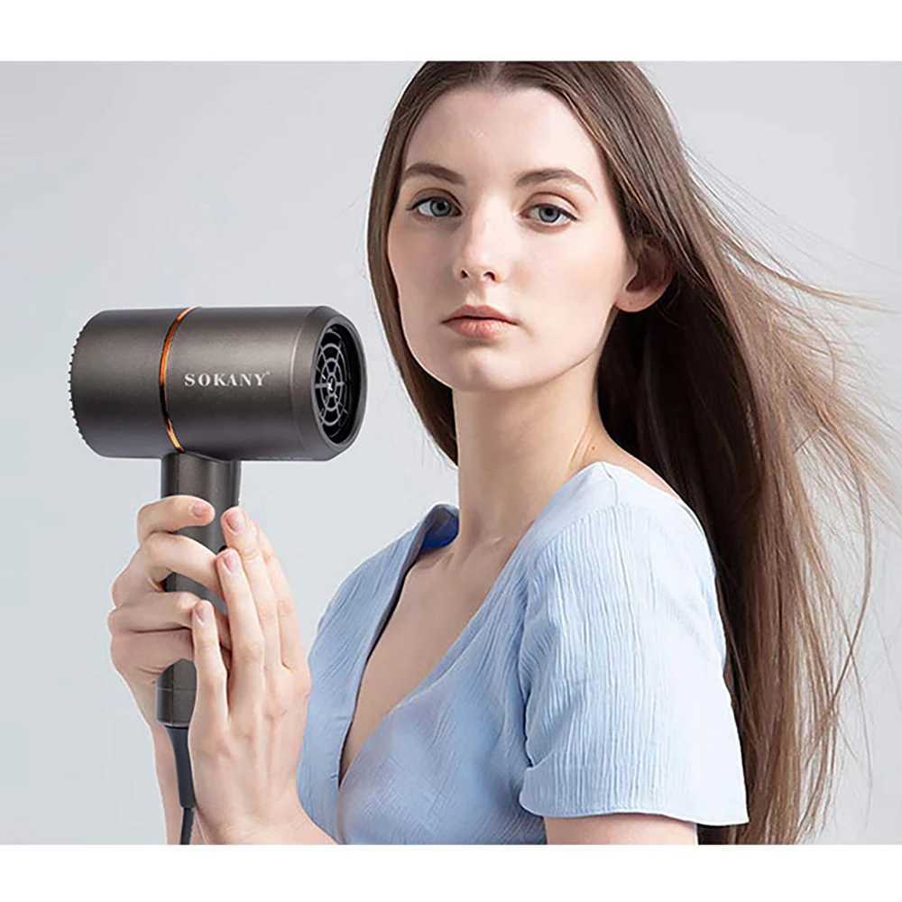 Hair Dryers 1000W Hairdryer Brush Lightweight Home Travel Hair Dryer With Diffuser Household Styler Fast Drying Travel Blow Dryer 240401