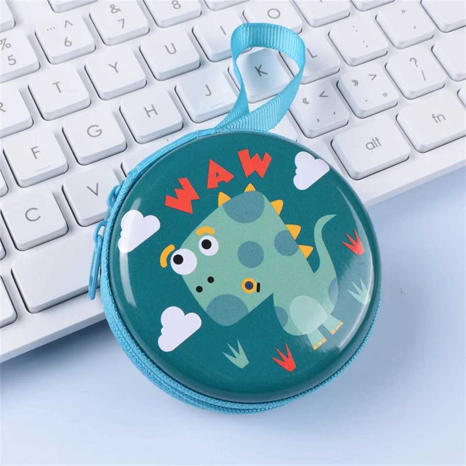 Small Ball Purses With Wristband Football Basketball Dinosaurs Printed Zipper Pouch For Coin Card Key Storage Earphe BoxXJ241111