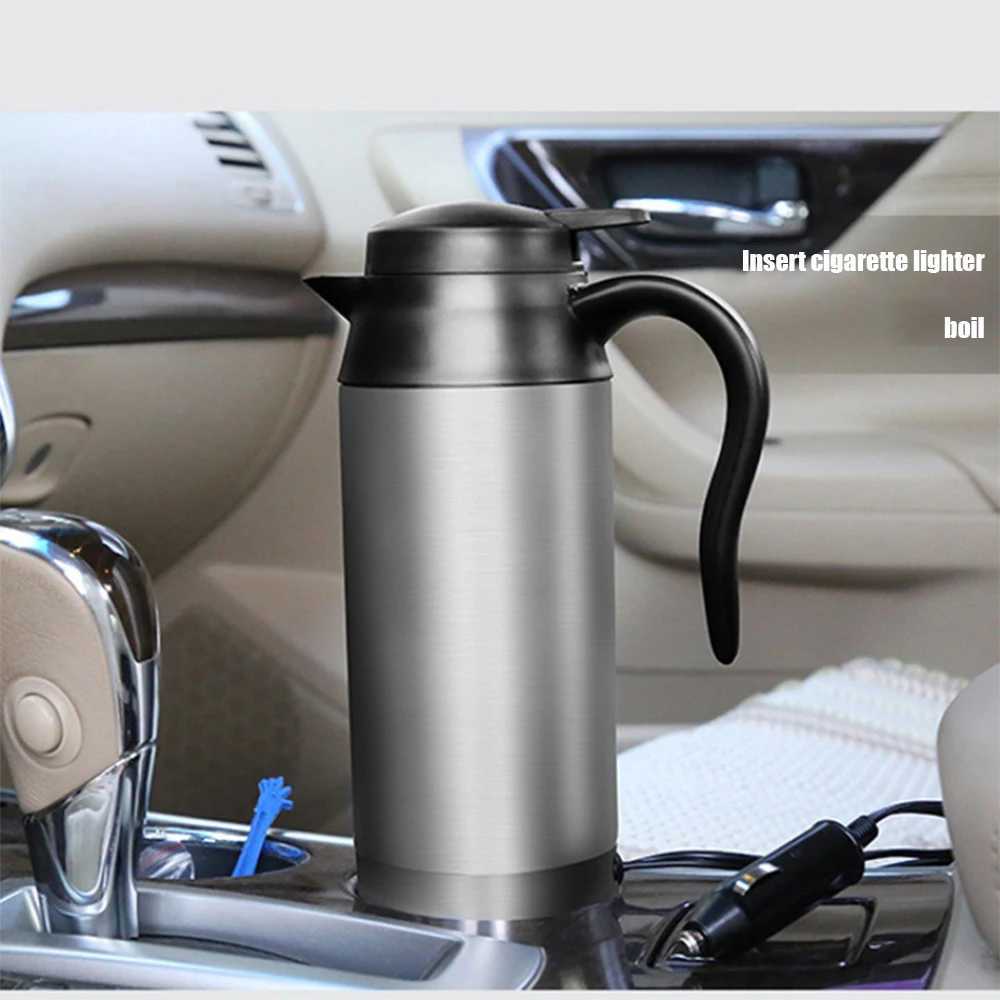 750ML 12V/24V electric heating cup kettle stainless steel kettle tea drink station wagon kettle Y241102