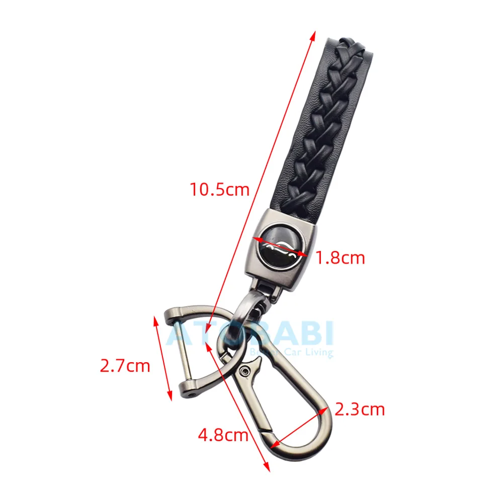 ATOBABI Leather Car Key Case For 2025 Kia Soul Carnival Sedona Niro Sorento Sportage Rio Forte Optima new 4 Buttons Smart Remote Cover