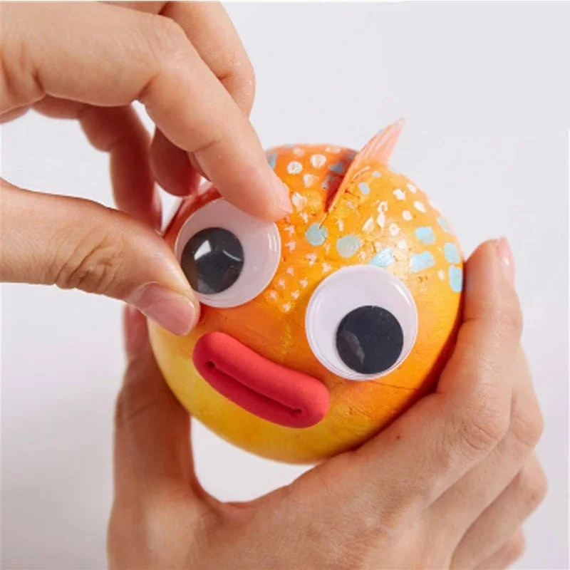 DIY Bubble Fish Drawing new 2025 Toys For Children Foam Ball Painting Kindergarten Art Kids Craft Educational Toys Decorations Gifts