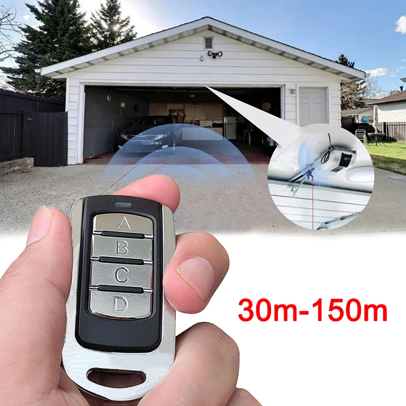 3PCS Garage Door Opener / Gate Remote Control Duplicator 280MHz-868MHz Multi-Frequency Code Grabber Clone Handheld Transmitter