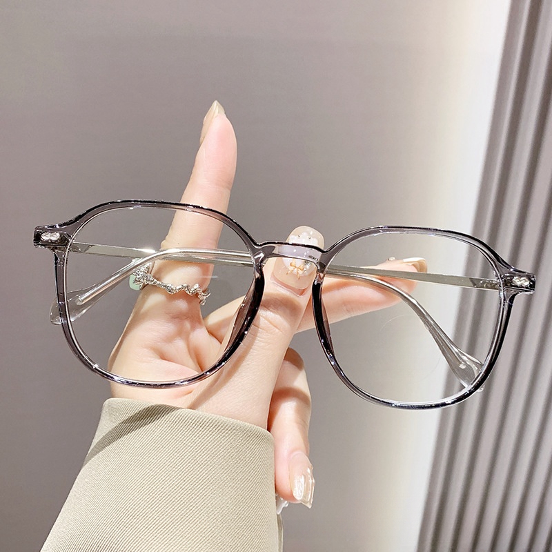 8081 Unparalleled anti blue light and anti radiation glasses fashion trend Korean version female student anti blue light flat lens