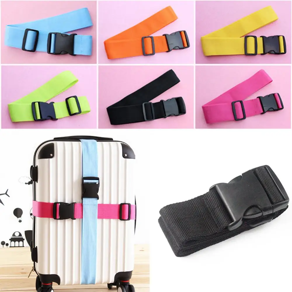 Dropshipping Heavy Duty Adjustable new Travel Lage Strap Suitcase Belts Buckle 2025 Bag Accessories