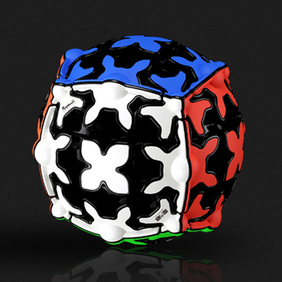 Qiyi Gear Cube 3x3x3 Gear Cube 3x3 Pyramid Cylinder Sphere Speed Cubes Educational Toy for Children Gift