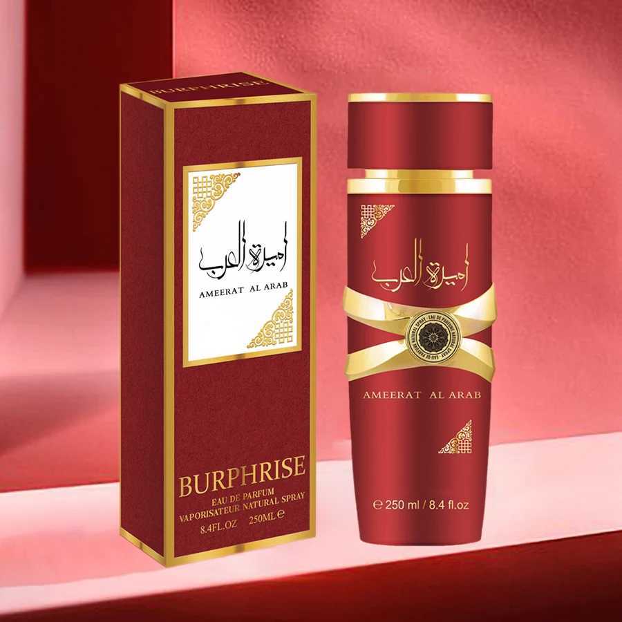250ML 8.4FL. OZ Arab female perfume flower notes bergamot jasmine musk EDP durable perfume sprayW241102