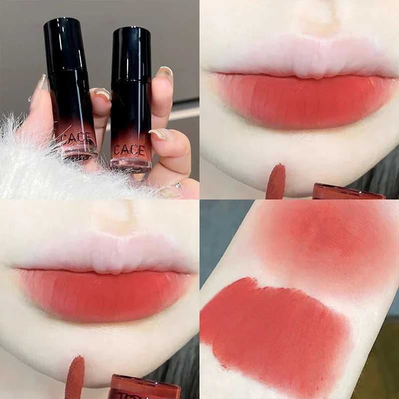 6 colors of matte lipstick natural and durable high pigment waterproof lipstick nude red lip matte lipstick W241101