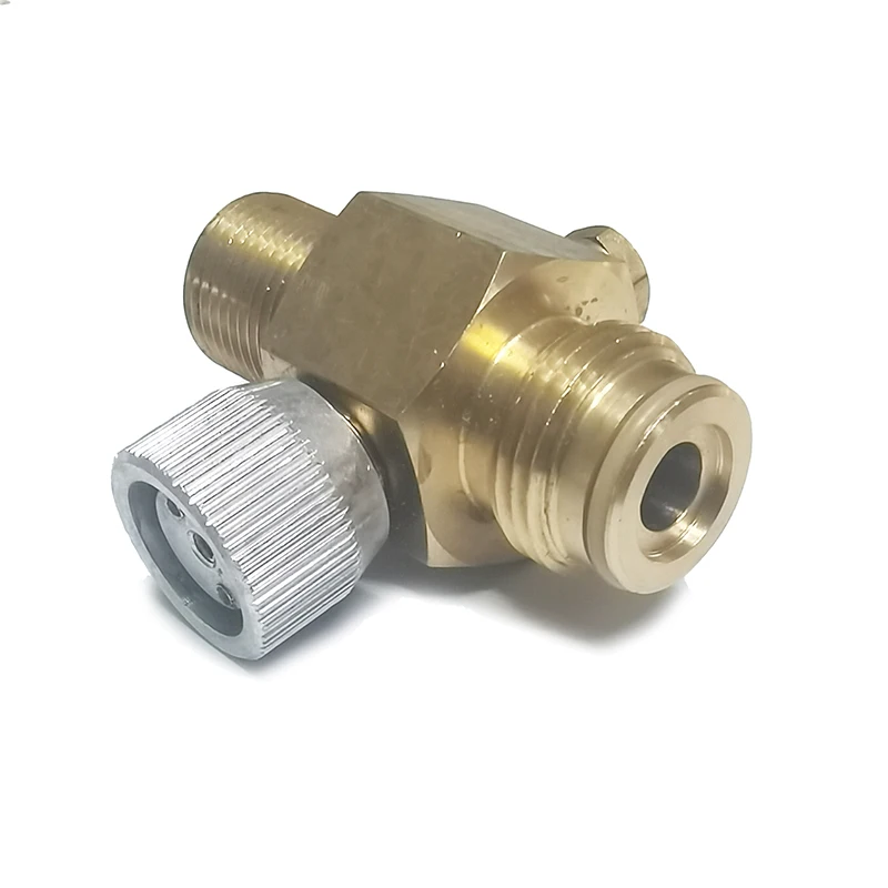 2025 Cylinder Compressed new Air Tank CO2 Bottle Cylinder 1/4 Turn On/Off Vae Din Copper 5/8"-18UNF or M18*1.5