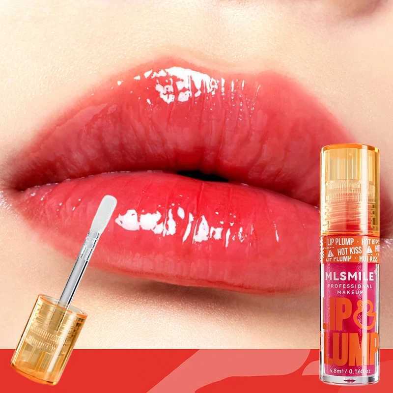 Transparent crystal jelly lipstick 6 color moisturizing mirror lipstick sparkling liquid lipstick duck berry lipstick W241101
