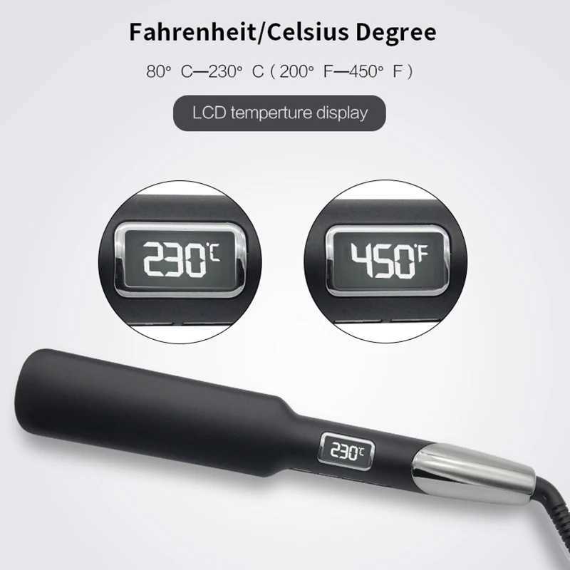 Hair Dryers Hair Curlers Iron Dryer Brush Corrugation Hairs Curling Straightener Iron Ceramic Professional Electric Styling Tools 240401