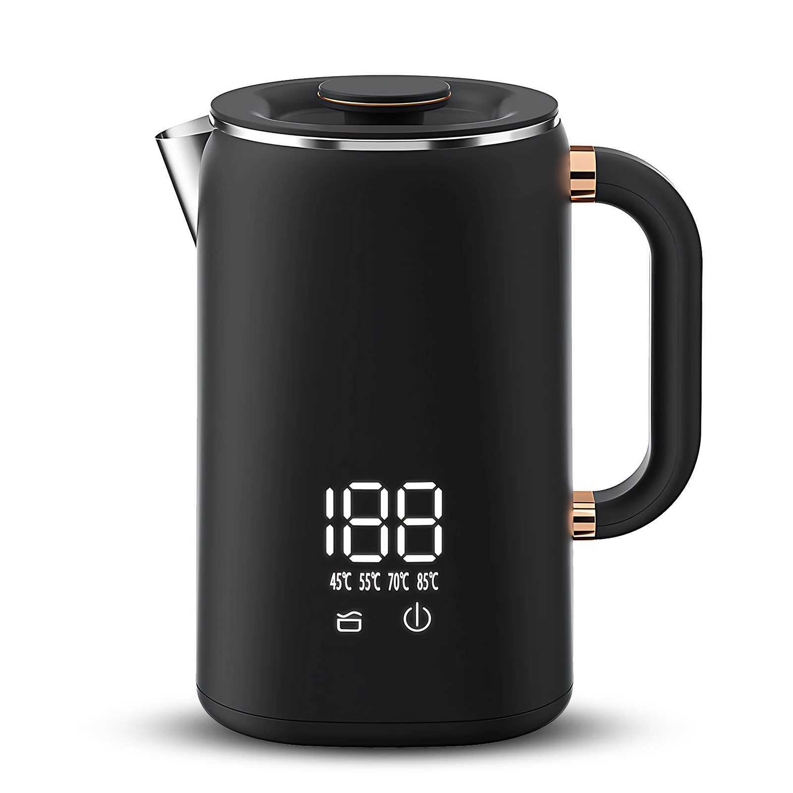 Coffee electric kettle with 5-liter temperature control automatic shutdown double-layer inflatable hot water kettle Y241102