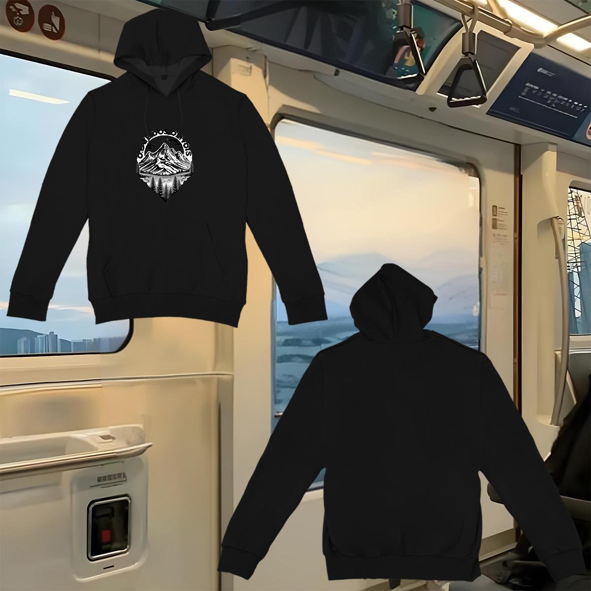 Fashion Design Hoodie Tops Pullover Hoodie Female Couples Hoodie Anime Print Warm Fleece Breathable Hooded Collar Street Casual