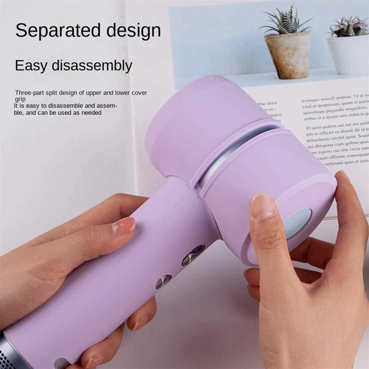 Hair Dryers For Laifen LF03/SE Hair Dryer Protective Sleeve Anti-Scratch Travel Silicone Accessories Hair Dryer Cover Black 240401