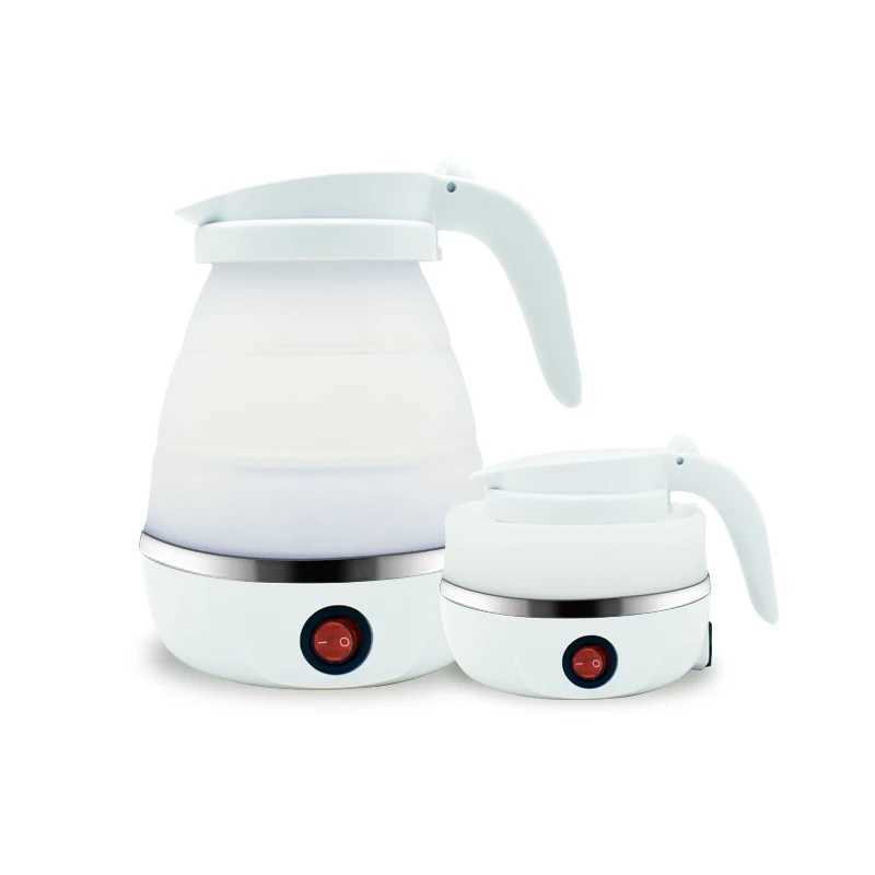 Mini portable folding electric kettle 600ML household travel kettle kitchen utensils teapot high-temperature boiling water Y241102