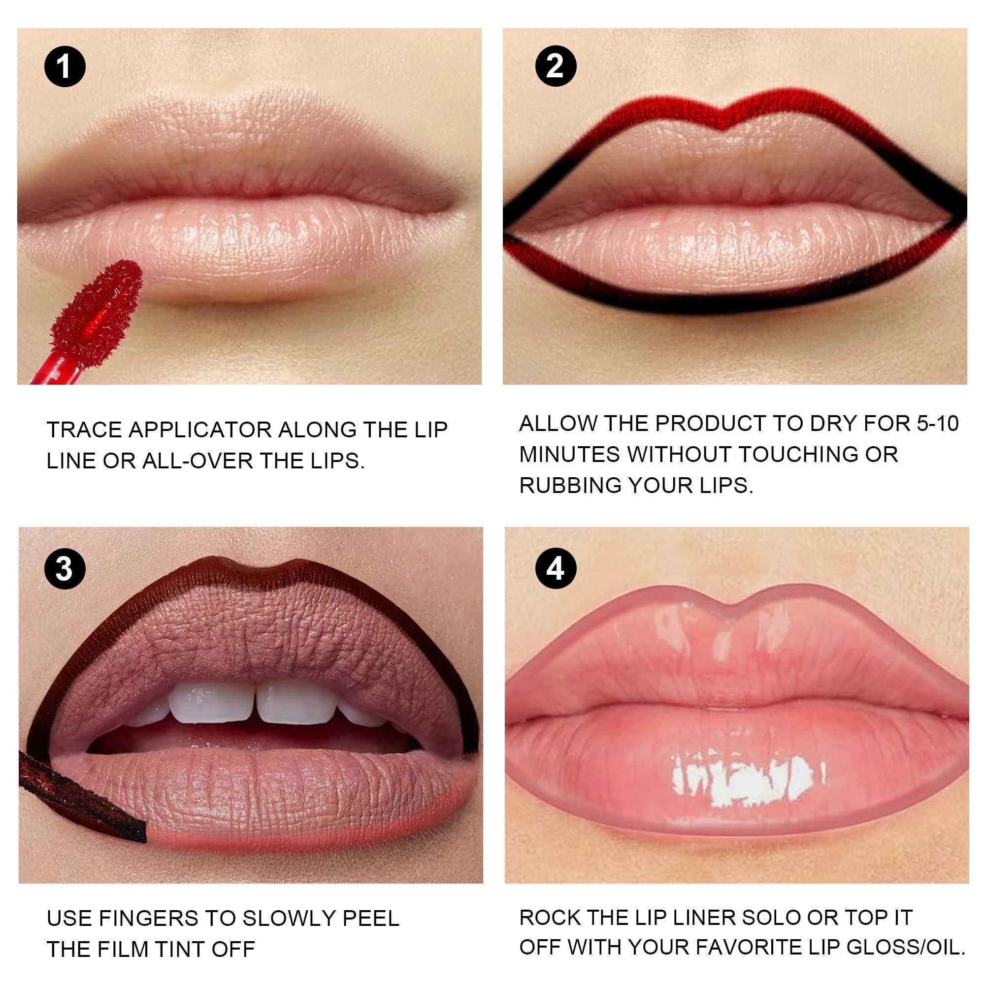 Handaiyan 6-color tear pull waterproof matte lip gloss long-lasting and easy-to-use matte finish base color lip color makeup W241101