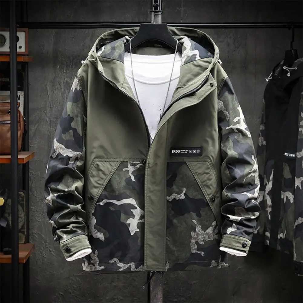 Mens Jacket Washable Mens Hoodie Spring Autumn Strtwear Trendy Relaxing Fit Printed Windbrr W241102
