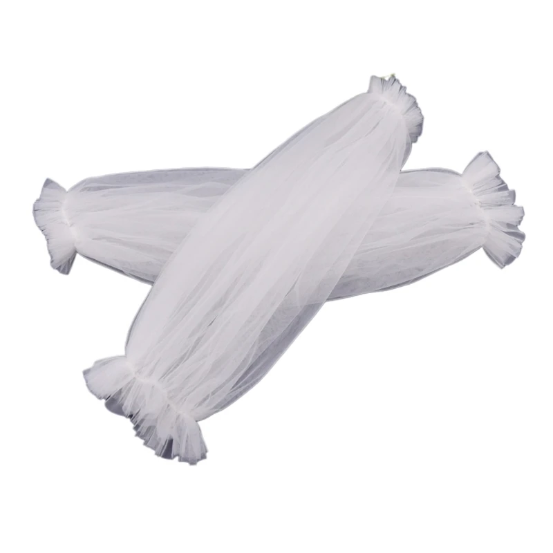 Detachable Bridal 2025 Puff new Sleeves Wedding Removable Long Sleeves White Black Handmade Wedding Bridal Arm Decorations