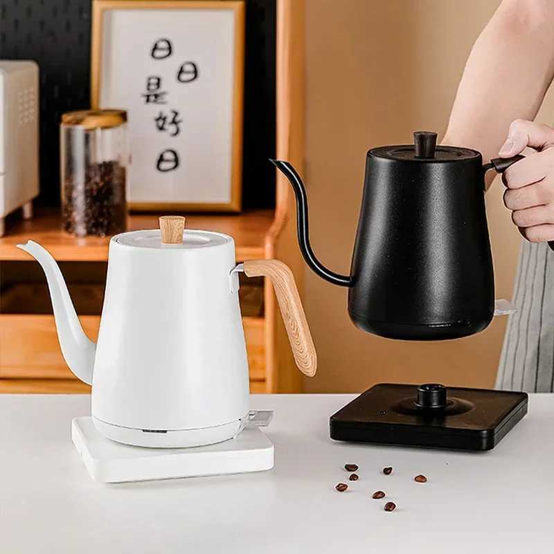 Coffee pot electric water heater tea pot portable slim mouth pot 110V 0.8L gooseneck kettle 1000W Y241102