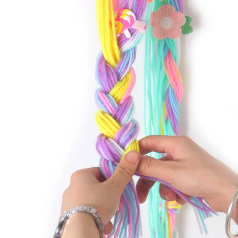Baby 2025 Hair Clip Accessory Storage Rainbow Horse Organizadores new Hair Accessories Hairpin Holder Decor Hanger Strip Girl Room Decor