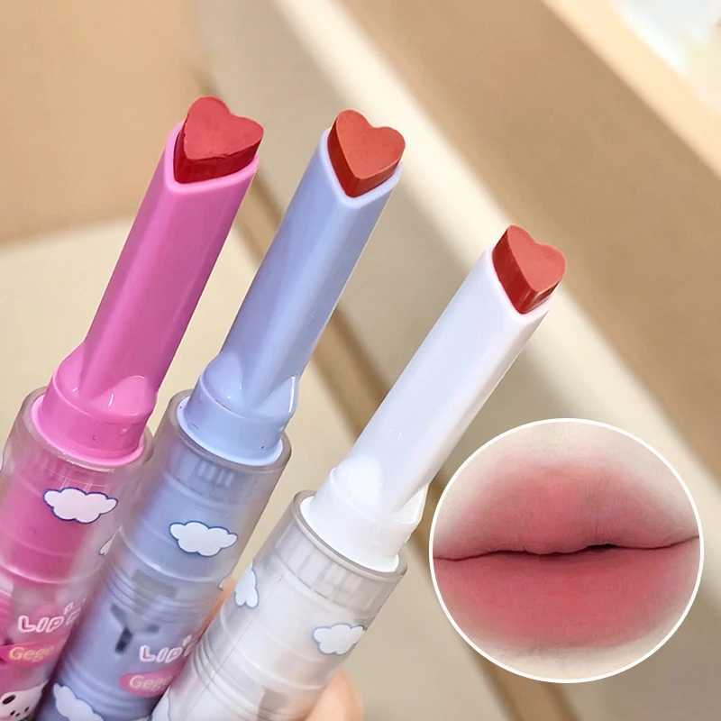 Gegebear Milk Velvet Mist Solid lipstick Matte face cream makeup and color are not easy to stick cup lip balm lipstick set W241101