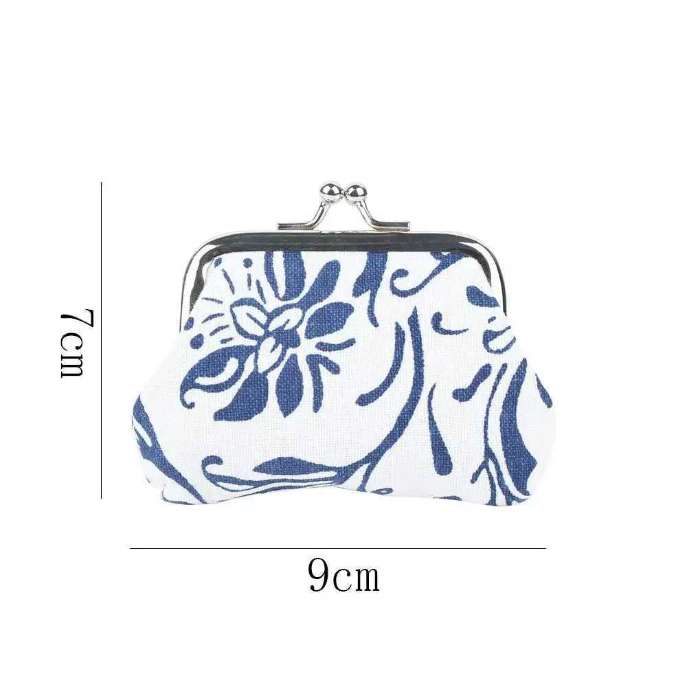Vintage Fi Hasp Women Girl Flower Cluh Bag Card Holder Coin Purses Small WalletXJ241111