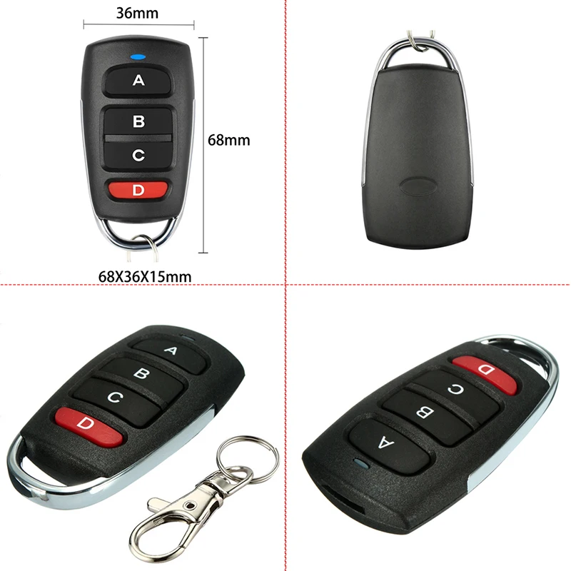 For NORTON TX1E TX2E Garage Door Remote Control 433.92MHz Fixed Code new 2025 Clone NORTON TX2E TX1E Gate Remote Control Command 433MHz