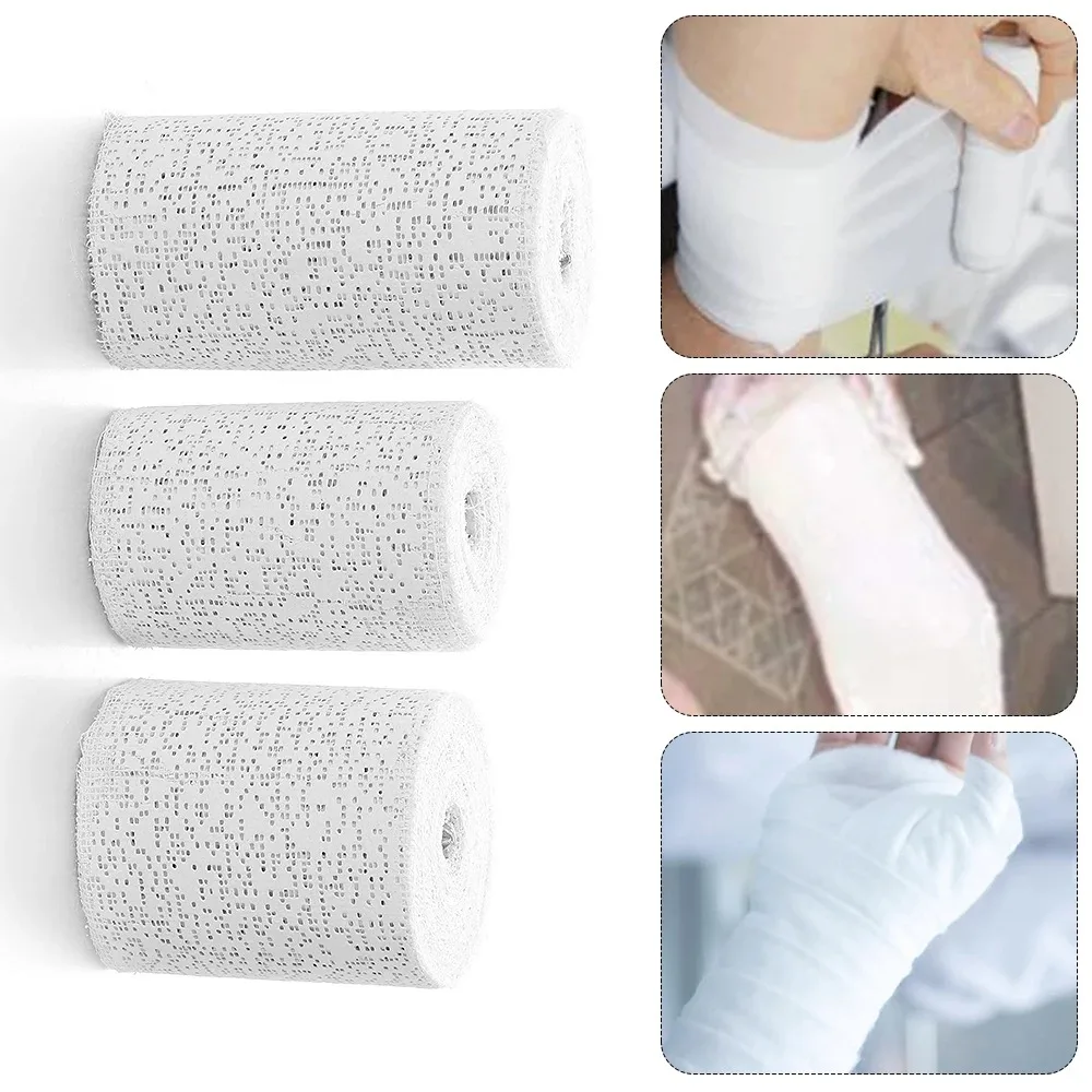Plaster Cloth Rolls White Gauze Strips Wrap Bandages for Craft Projects Mask Making 2025 new Belly Casts Body Molds Health Tools