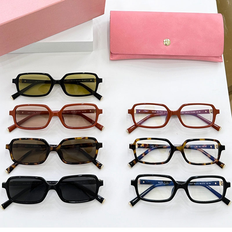 From THE RUNWAY M Regard sunglasses fashionable retro mens Womens acetate oval frame thin edge and ultra flat lens temple with metal niu symbol MU11ZSF style glasses