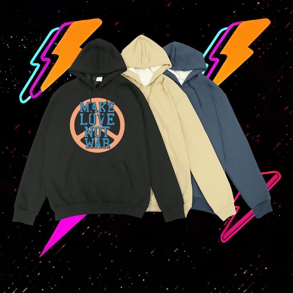 Classic Hoodie For Man Breathable Drawstring Soft Men's Hooded Sweatshirt Anime Print Clothings Home Outdoor Thick Plush