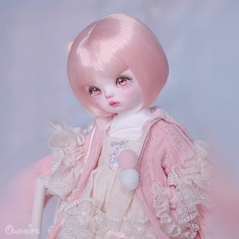 Sapphire BJD 1/6 Art Doll 25.3cm In Pink Sweater Jacket And Skirt For Winter 2025 YOSD Fantasy new Resin Toys