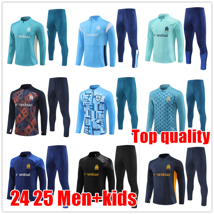 2025 MarseilleES PAYET soccer Jersey Men Short sleeve Training Suit 25/26 Olympique de MarseilLeES Survetement Maillot Foot Sportswear