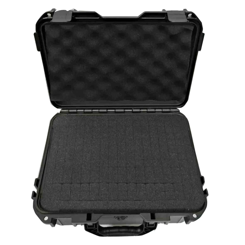287*220*152mm Rigid Plastic Tool Box Waterproof Shockproof Storage Box Pre-cut Foam Electrician Working Suitcase Tool Box