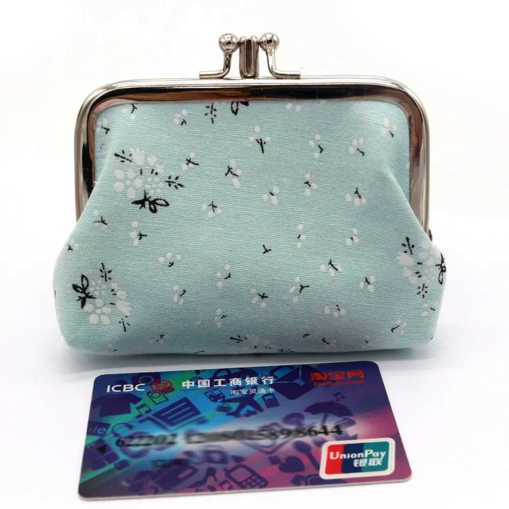 Printed Mini Key Card Holder Cluh Bag Fi Handbag Double Layer Hasp Coin Purse Zero Purses Cluh Bag Small WalletXJ241111