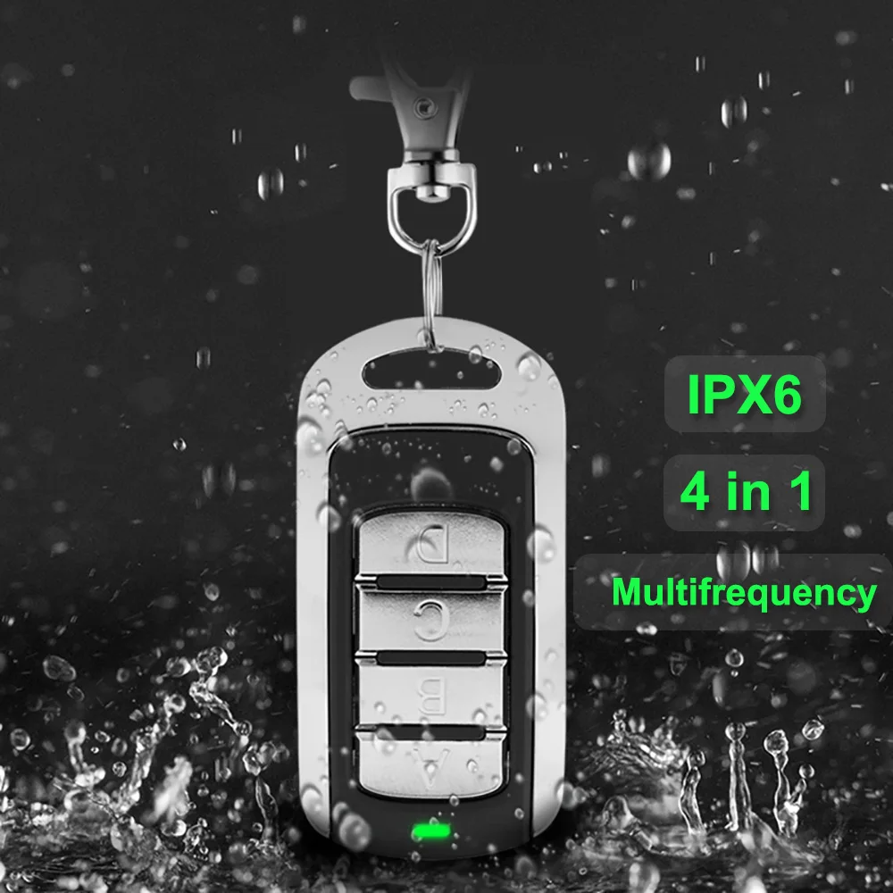 280-900MHz Multi-frequency Garage Door Remote Control 433 315 433.42 434.42 390 868MHz Door Command Opener Handheld Transmitter