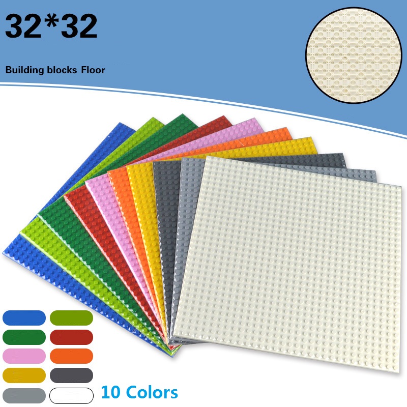 Baseplate 32*32 16X32 Dots Double 2025 new Sided Plate Building Blocks Classic Base Plate Bricks Kids Toys Compatible with Mor Brands